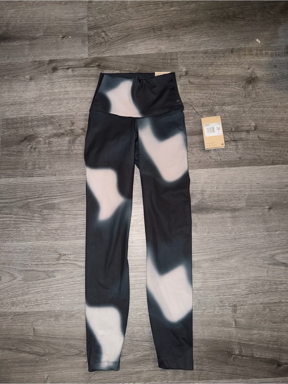 Nike Yoga Black and White Print Leggings